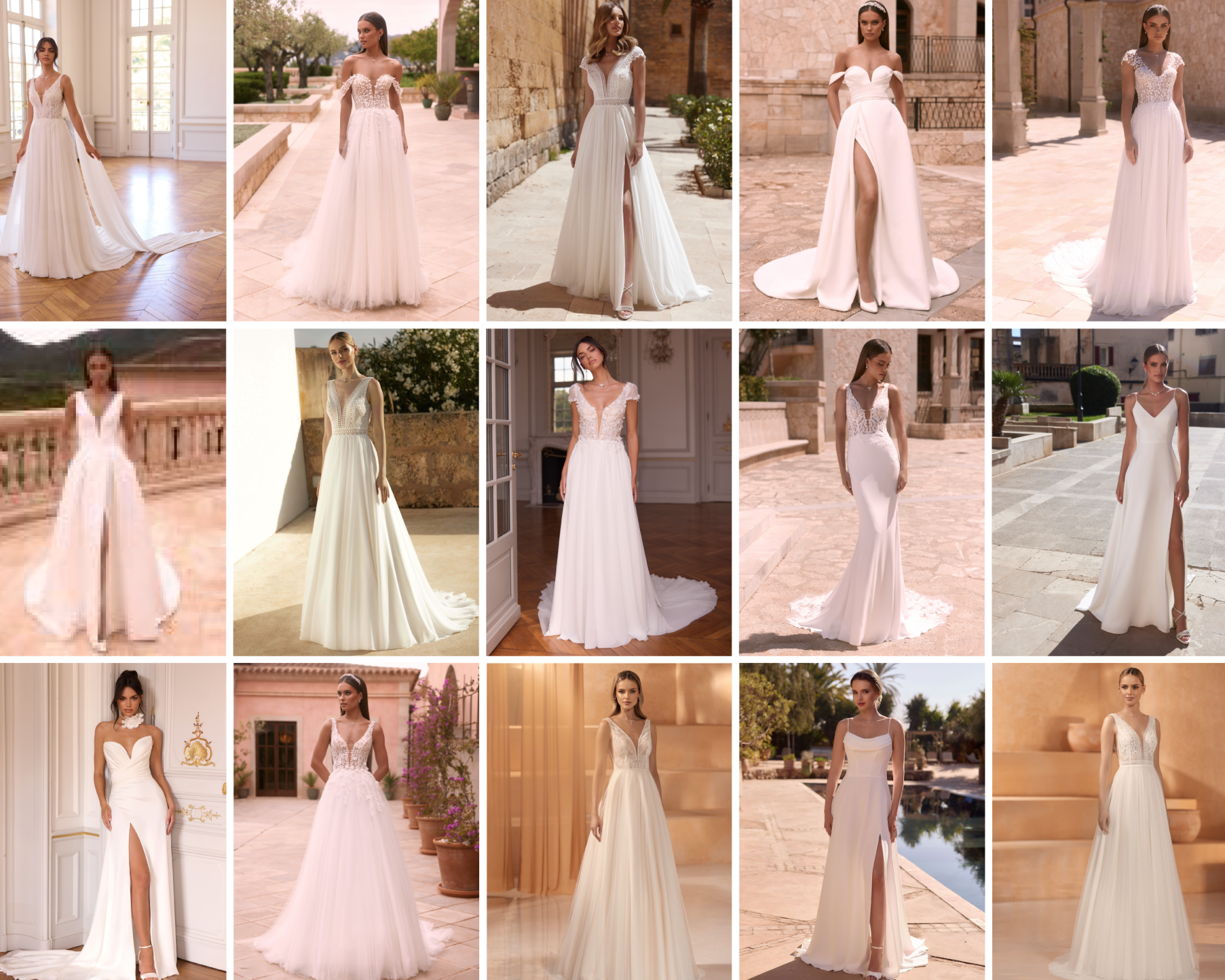Découvrez notre collection de robes de mariée prêt-à-porter personnalisables